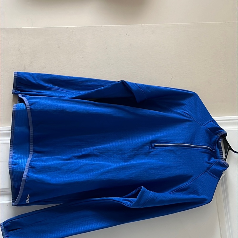 Blue track jacket